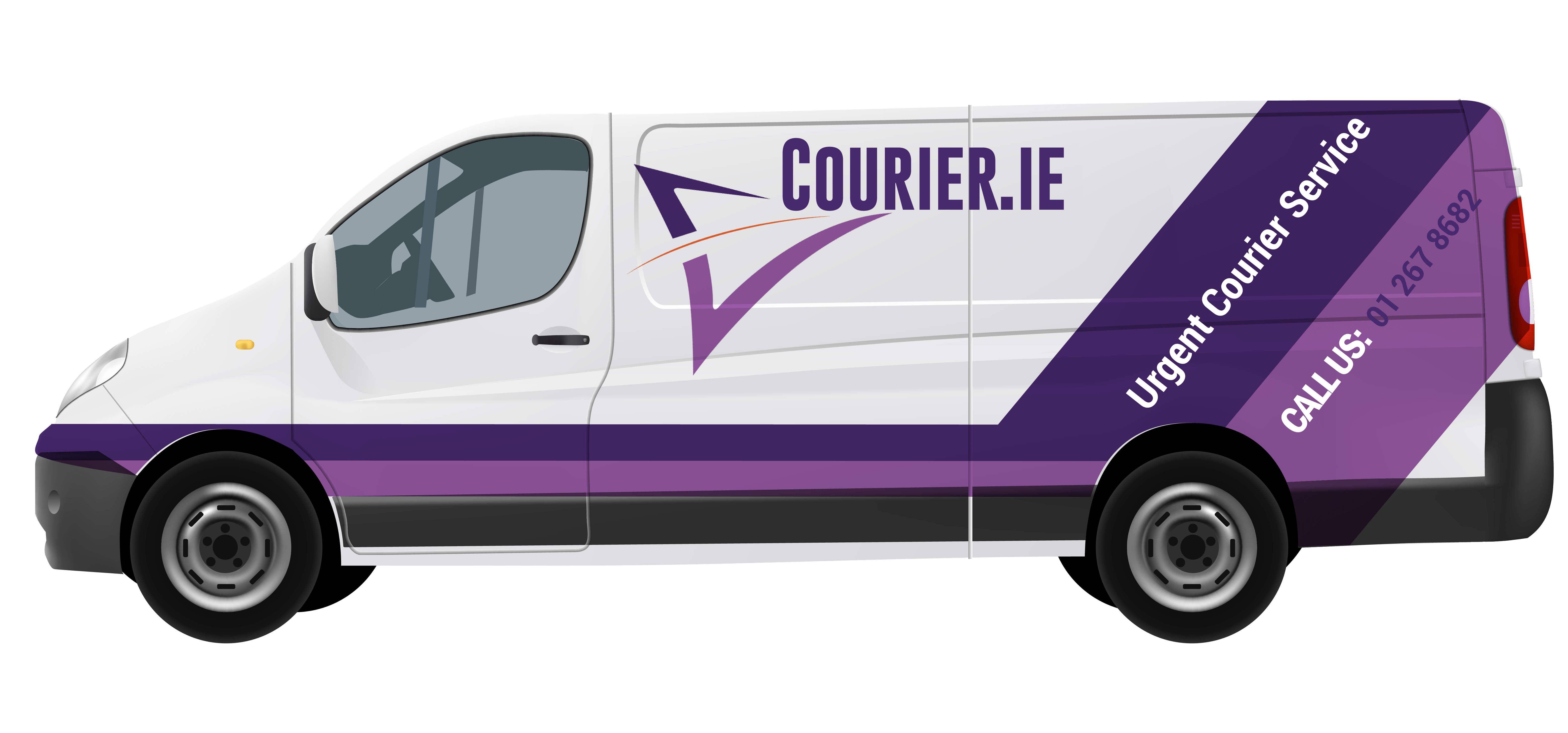 Courier Service - Van Parcel Delivery Left